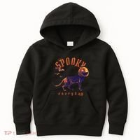 Pumpkin Head Cat Kids Hoodie thumb 0