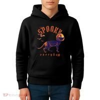 Pumpkin Head Cat Kids Hoodie thumb 4