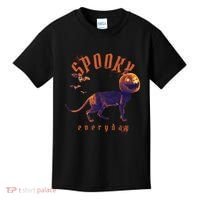 Pumpkin Head Cat Kids T-Shirt thumb 0
