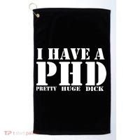 PHD Pretty Huge Dick Golf Towel thumb 0