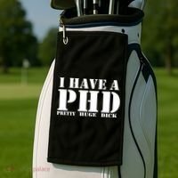 PHD Pretty Huge Dick Golf Towel thumb 2