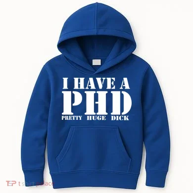 PHD Pretty Huge Dick Kids Hoodie