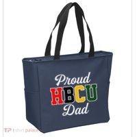 Proud Hbcu Dad Black College And University FatherS Day Tote Bag thumb 2