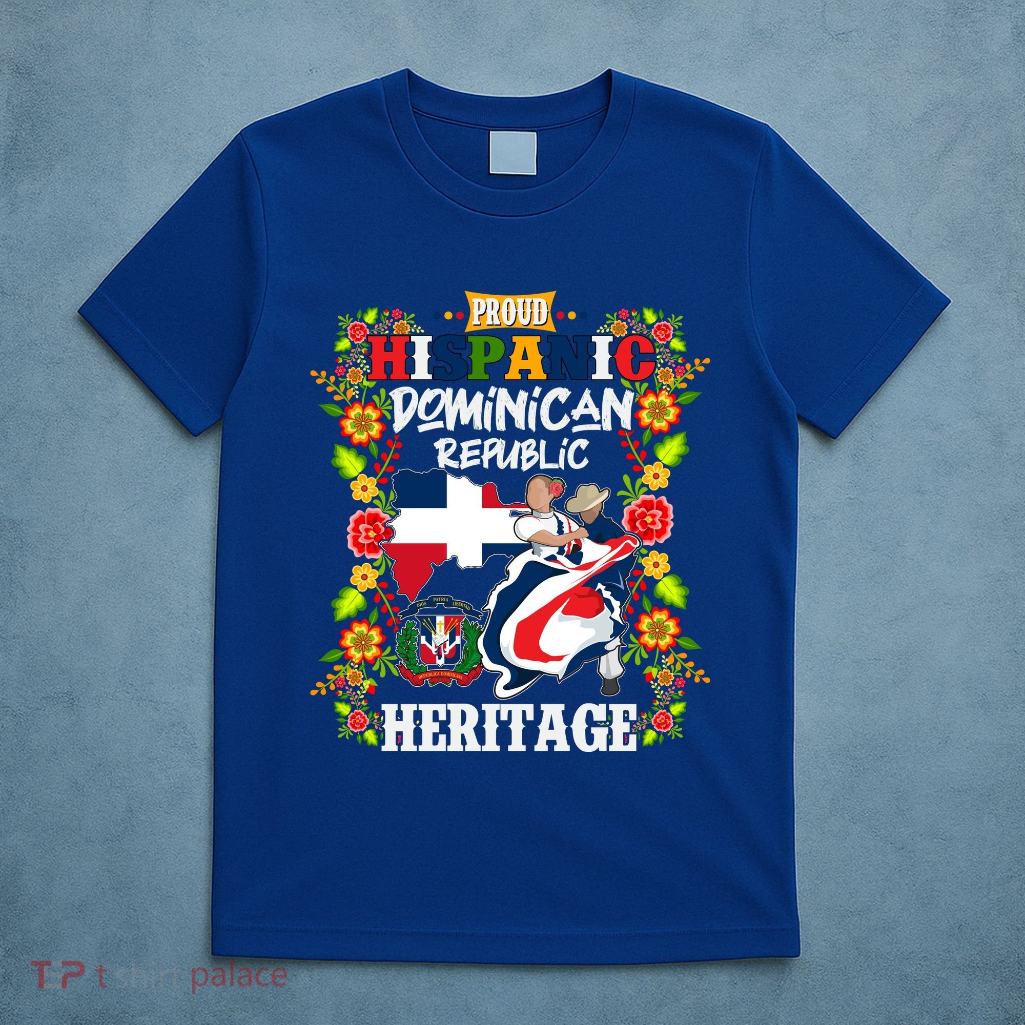 Proud Hispanic Dominican Republic Heritage T-Shirt