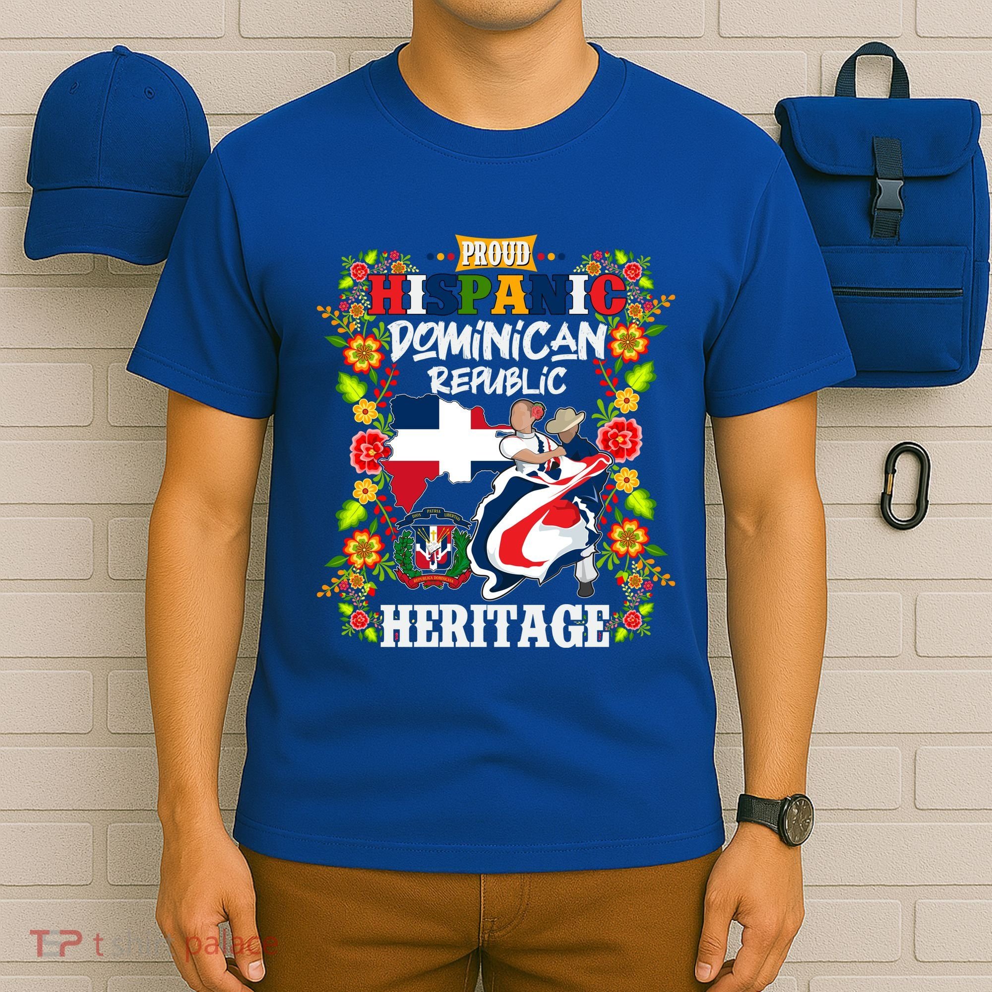 Proud Hispanic Dominican Republic Heritage T-Shirt