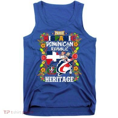Proud Hispanic Dominican Republic Heritage Tank Top