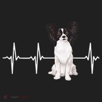 Papillon Heartbeat Dog Lover Women's Sweatshirt thumb 2