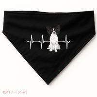 Papillon Heartbeat Dog Lover USA-Made Doggie Bandana thumb 0