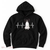 Papillon Heartbeat Dog Lover Hoodie thumb 0
