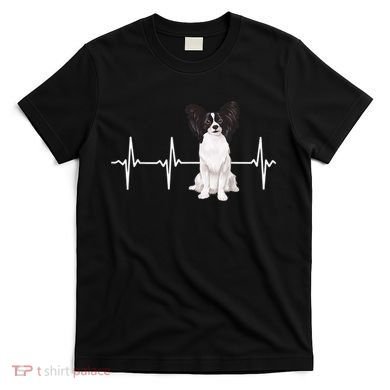 Papillon Heartbeat Dog Lover T-Shirt
