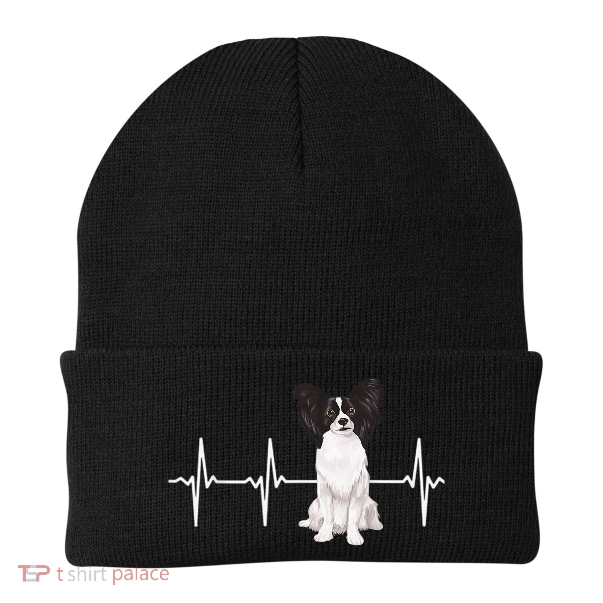 Papillon Heartbeat Dog Lover Beanie