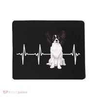 Papillon Heartbeat Dog Lover Mousepad thumb 0