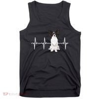 Papillon Heartbeat Dog Lover Tank Top thumb 0