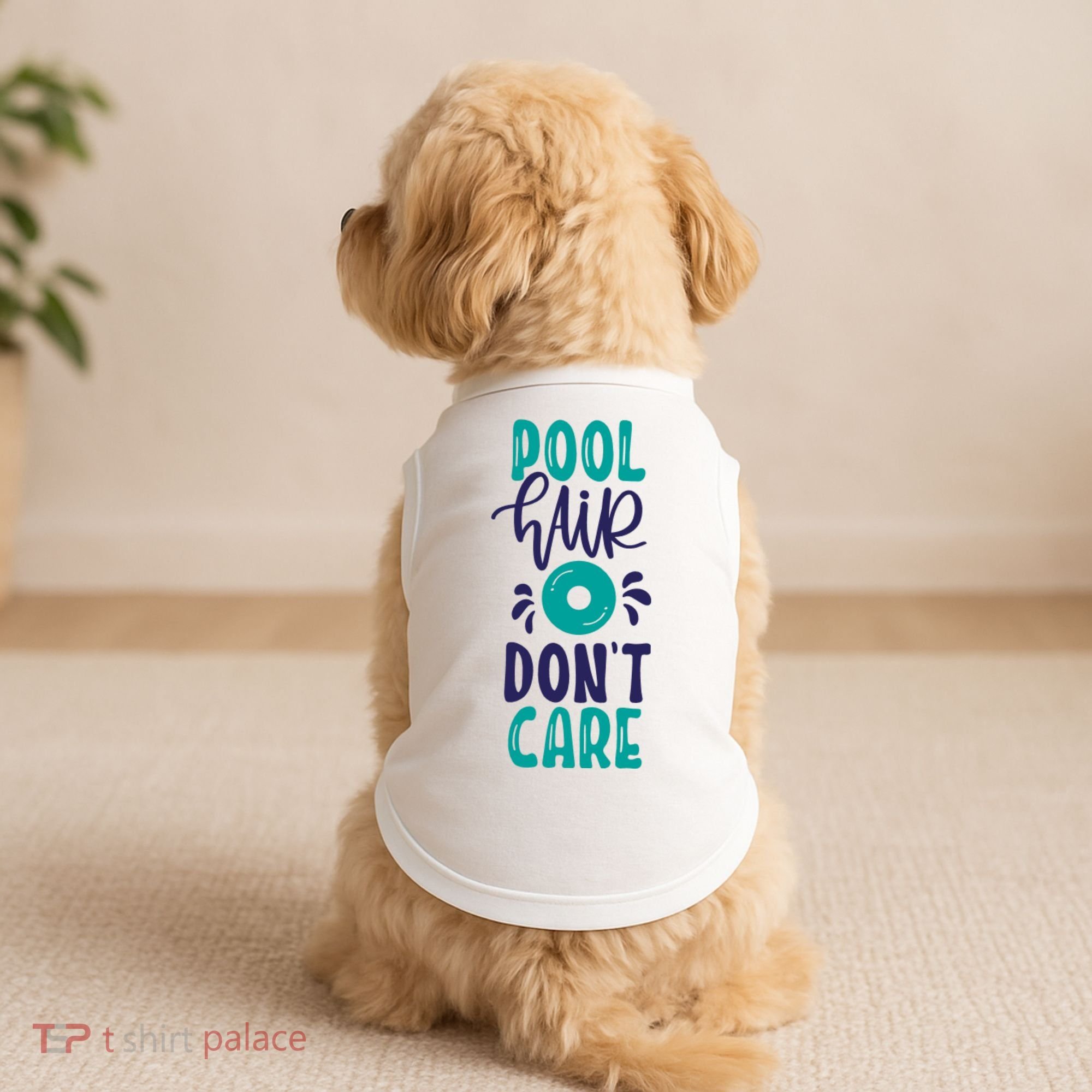 Pool Hair Don’T Care Doggie Tank