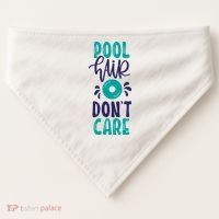 Pool Hair Don’T Care USA-Made Doggie Bandana thumb 0