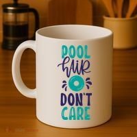Pool Hair Don’T Care Coffee Mug thumb 4