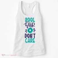 Pool Hair Don’T Care Women's Tank Top thumb 0