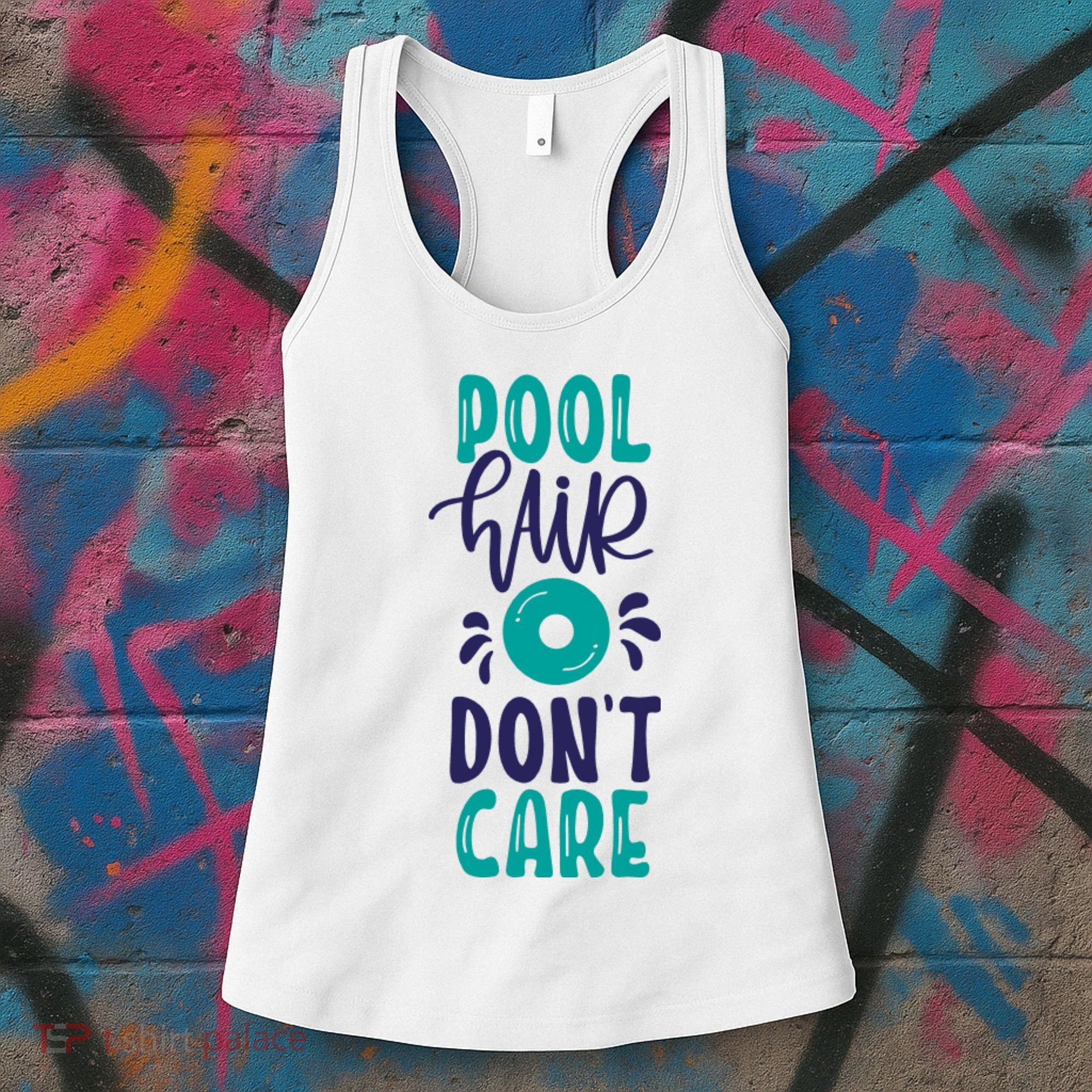 Pool Hair Don’T Care Women's Tank Top