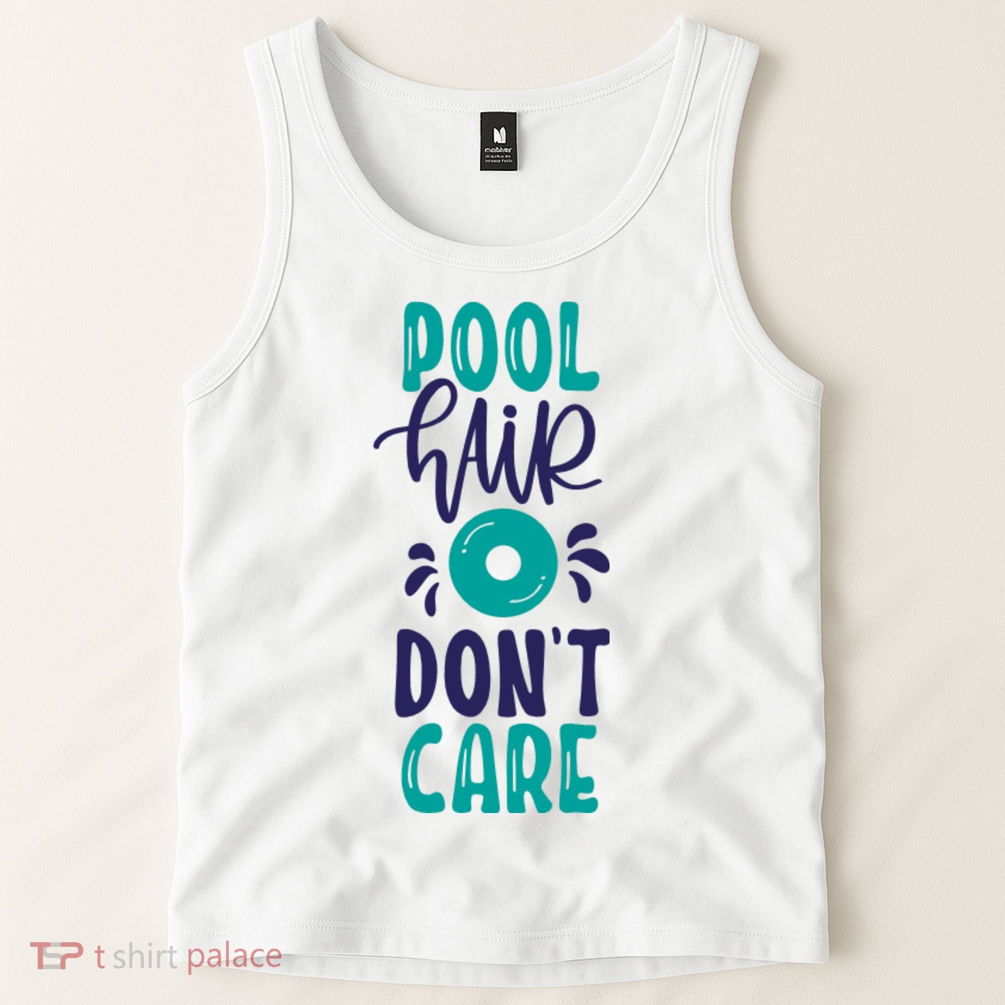 Pool Hair Don’T Care Tank Top
