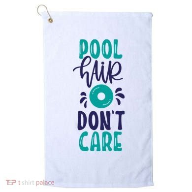 Pool Hair Don’T Care Golf Towel