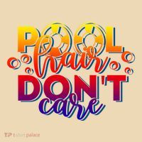 Pool Hair Dont Care Funny Pool Party Gift Tote Bag thumb 4