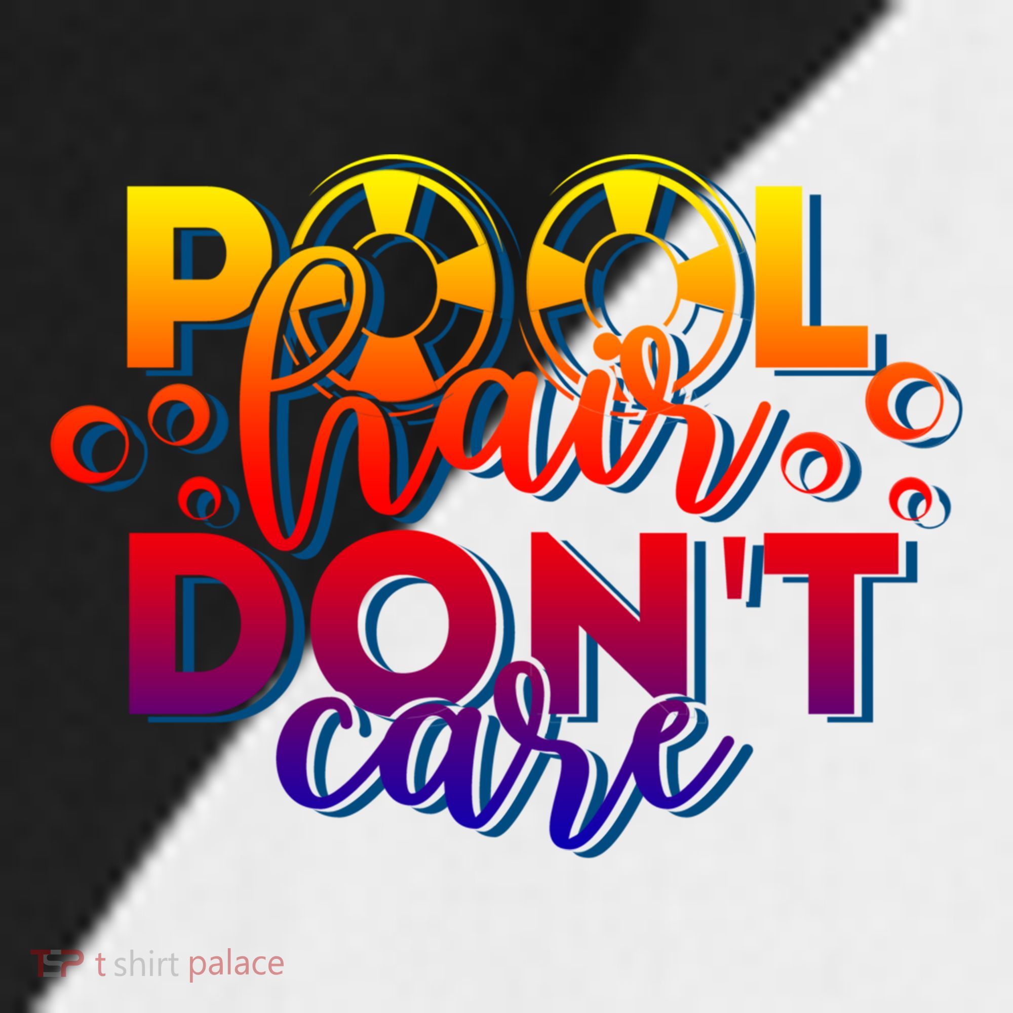 Pool Hair Dont Care Funny Pool Party Gift Sport-Tek Competitor United Soccer Jersey