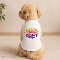 Pool Hair Dont Care Funny Pool Party Gift Doggie Tank thumb 2