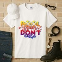 Pool Hair Dont Care Funny Pool Party Gift Tall T-Shirt thumb 3