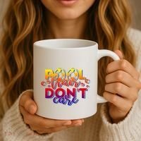 Pool Hair Dont Care Funny Pool Party Gift Coffee Mug thumb 3