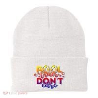 Pool Hair Dont Care Funny Pool Party Gift Beanie thumb 0