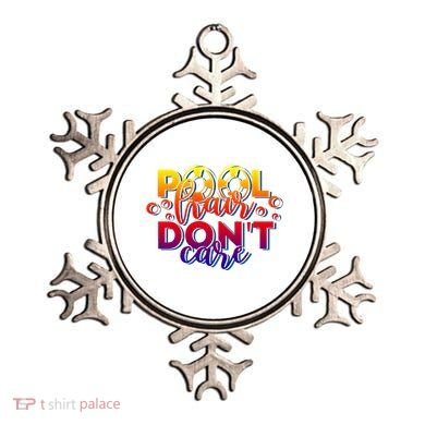 Pool Hair Dont Care Funny Pool Party Gift Ornament