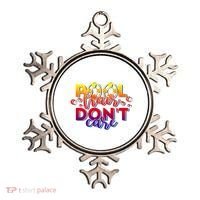 Pool Hair Dont Care Funny Pool Party Gift Ornament thumb 0