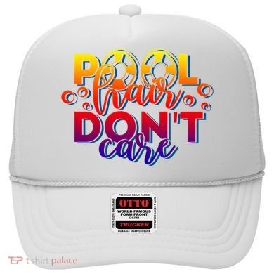 Pool Hair Dont Care Funny Pool Party Gift Hat
