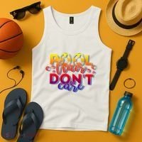 Pool Hair Dont Care Funny Pool Party Gift Tank Top thumb 4