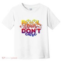 Pool Hair Dont Care Funny Pool Party Gift Toddler T-Shirt thumb 0