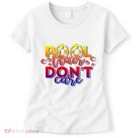 Pool Hair Dont Care Funny Pool Party Gift Women's T-Shirt thumb 0