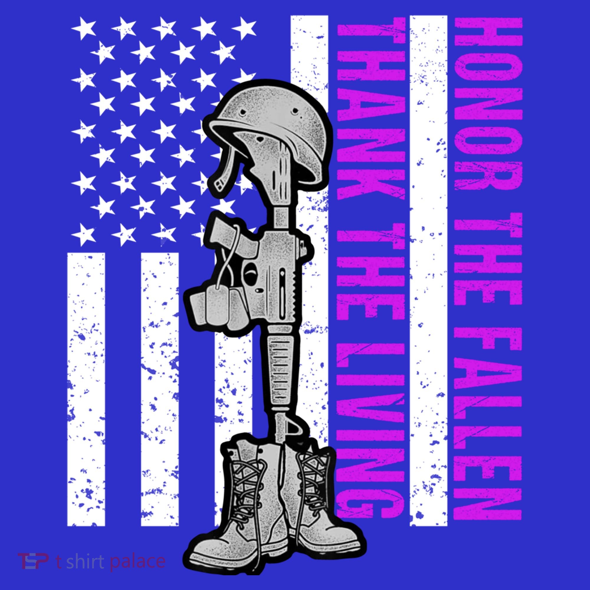 Purple Heart Day Military Honor The Fallen Thank The Living Gift Toddler Hoodie