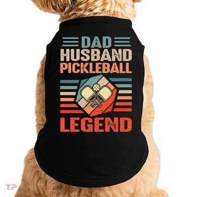 Pickleball Husband Dad Pickleball Player FatherS Day Gift Doggie Tank