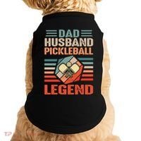 Pickleball Husband Dad Pickleball Player FatherS Day Gift Doggie Tank thumb 0