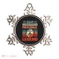 Pickleball Husband Dad Pickleball Player FatherS Day Gift Ornament thumb 0