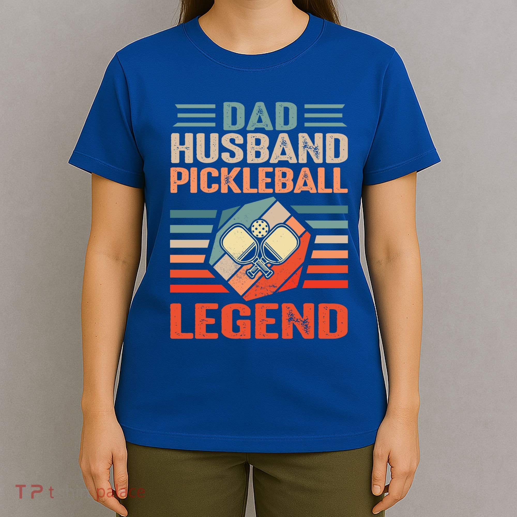 Pickleball Husband Dad Pickleball Player FatherS Day Gift T-Shirt