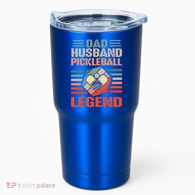Pickleball Husband Dad Pickleball Player FatherS Day Gift Tumbler