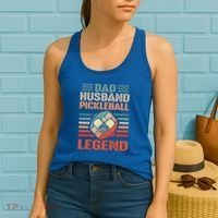 Pickleball Husband Dad Pickleball Player FatherS Day Gift Women's Tank Top thumb 2
