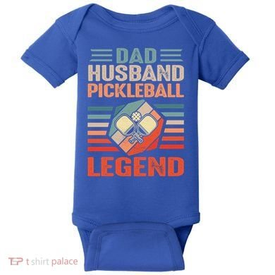 Pickleball Husband Dad Pickleball Player FatherS Day Gift Baby Bodysuit