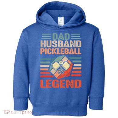 Pickleball Husband Dad Pickleball Player FatherS Day Gift Toddler Hoodie