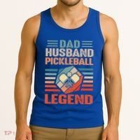 Pickleball Husband Dad Pickleball Player FatherS Day Gift Tank Top thumb 3