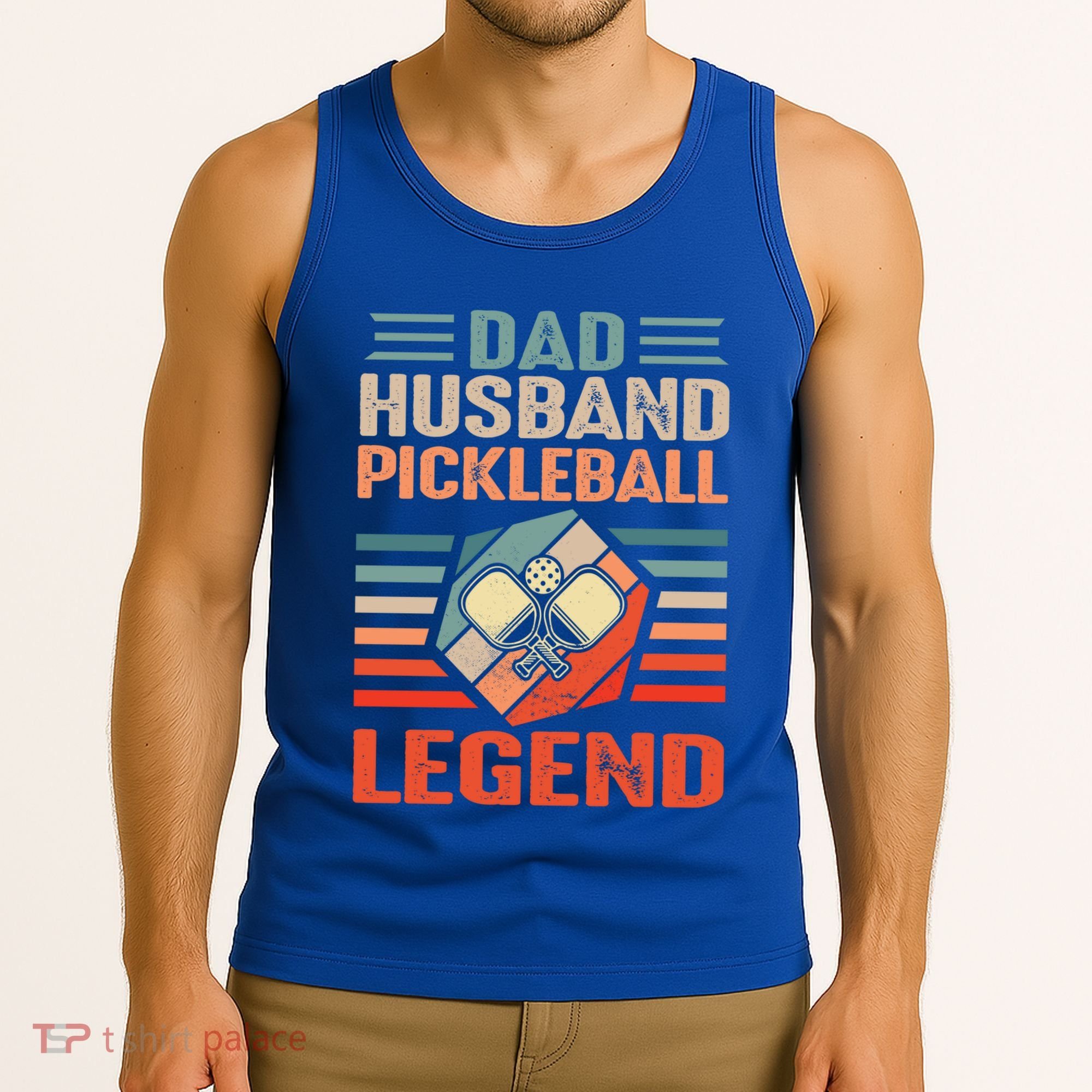 Pickleball Husband Dad Pickleball Player FatherS Day Gift Tank Top