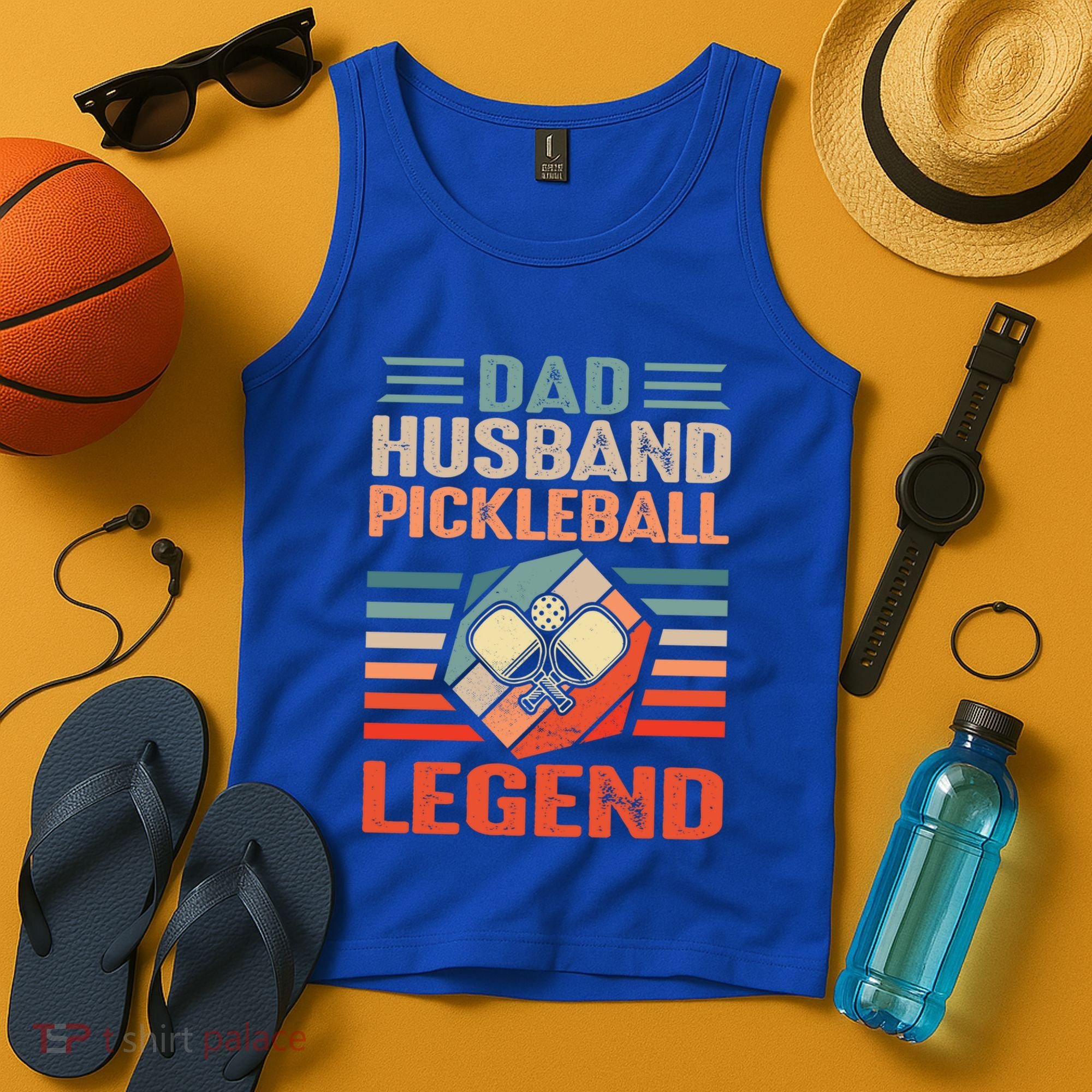 Pickleball Husband Dad Pickleball Player FatherS Day Gift Tank Top