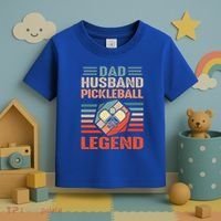 Pickleball Husband Dad Pickleball Player FatherS Day Gift Toddler T-Shirt thumb 3