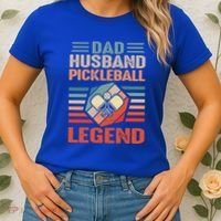 Pickleball Husband Dad Pickleball Player FatherS Day Gift Women's T-Shirt thumb 2